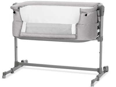 Kinderkraft Neste Up Bedside Baby cot  - Light Grey
