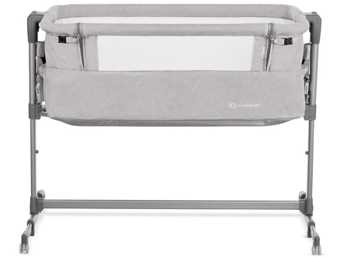 Kinderkraft Neste Up Bedside Baby cot  - Light Grey