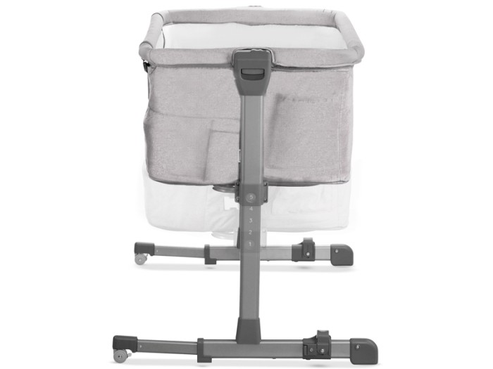 Kinderkraft Neste Up Bedside Baby cot  - Light Grey