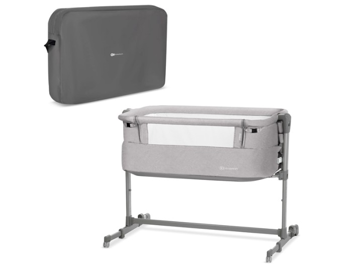 Kinderkraft Neste Up Bedside Baby cot  - Light Grey