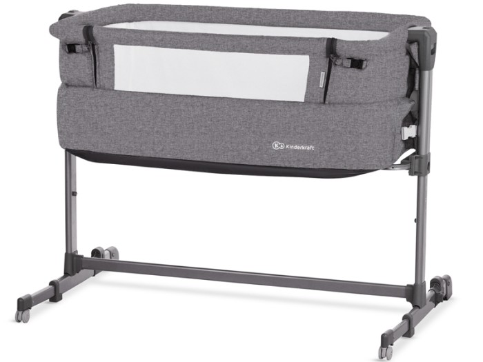 Kinderkraft Neste Up Bedside Baby cot  - Grey