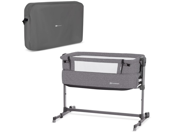 Kinderkraft Neste Up Bedside Baby cot  - Grey