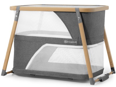 Kinderkraft Sofi travel cot with playpen function - Grey