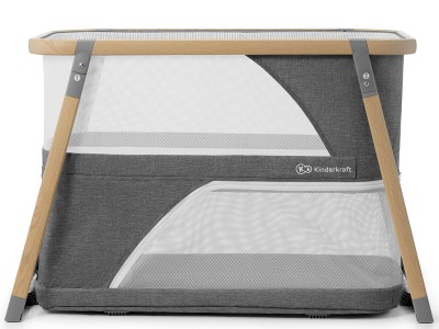 Kinderkraft Sofi travel cot with playpen function - Grey