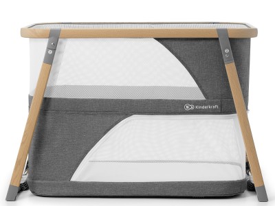 Kinderkraft Sofi travel cot with playpen function - Grey