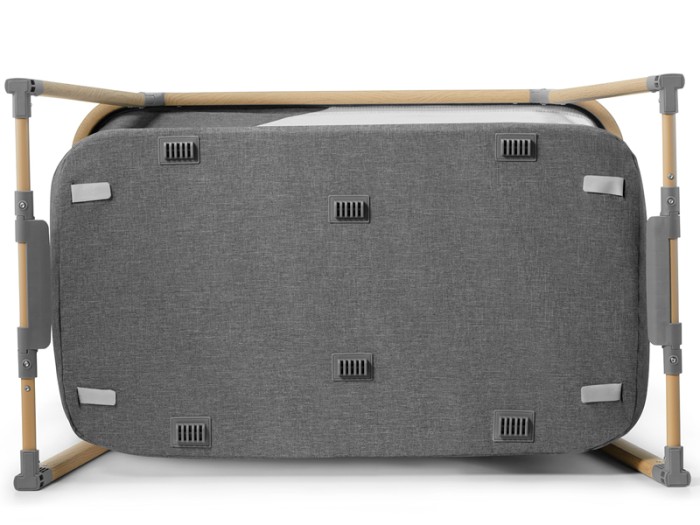 Kinderkraft Sofi travel cot with playpen function - Grey