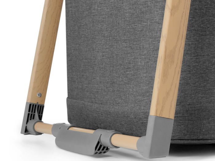 Kinderkraft Sofi travel cot with playpen function - Grey