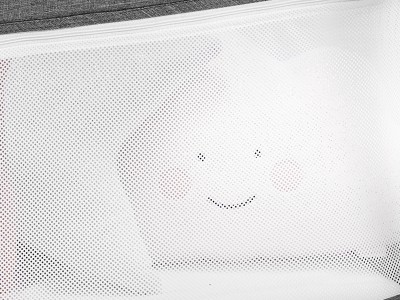 Kinderkraft Sofi travel cot with playpen function - Grey