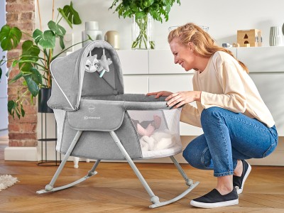 Kinderkraft Lovi Baby cot/basket - Grey