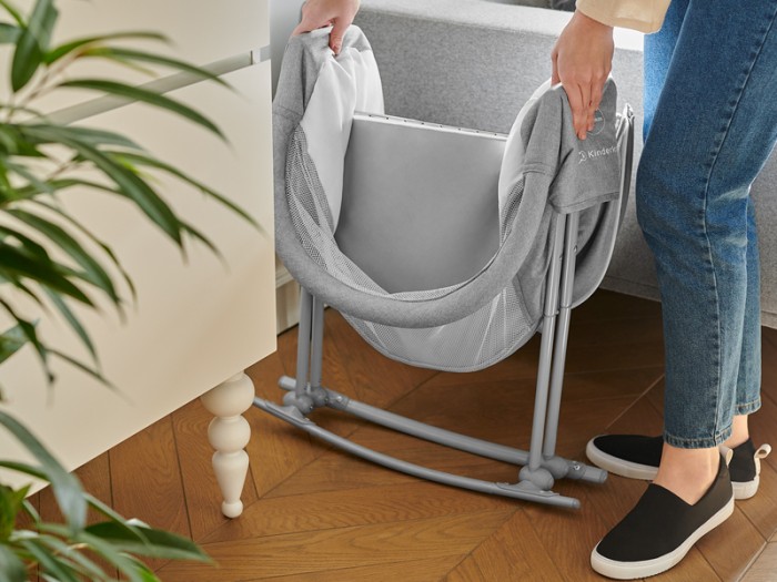 Kinderkraft Lovi Baby cot/basket - Grey