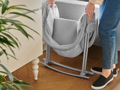 Kinderkraft Lovi Baby cot/basket - Grey