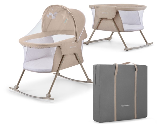 Kinderkraft Lovi Baby cot/basket - Beige