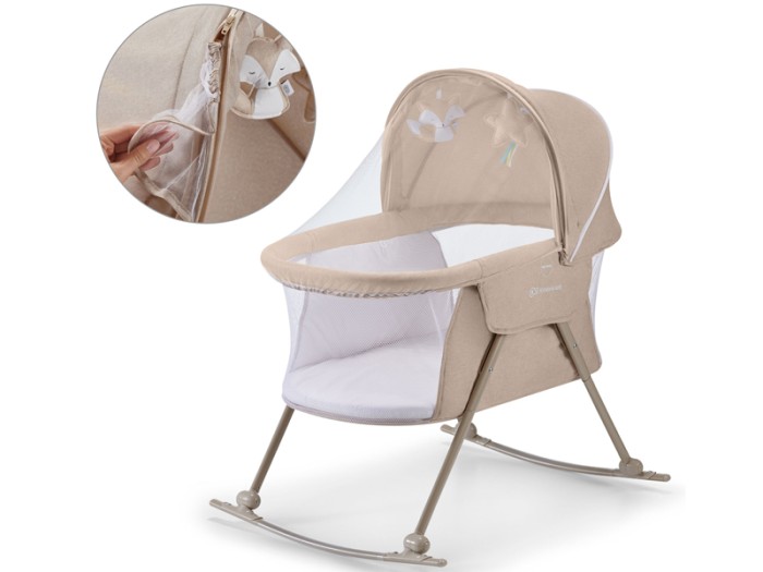 Kinderkraft Lovi Baby cot/basket - Beige