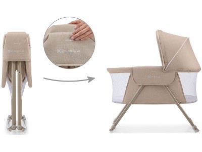 Kinderkraft Lovi Baby cot/basket - Beige