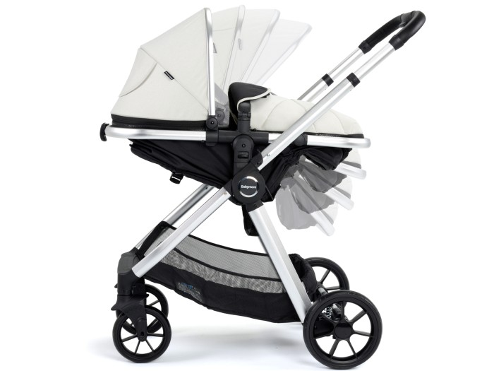 Babymore Mimi 2 in 1 Pram Pushchair - Silver