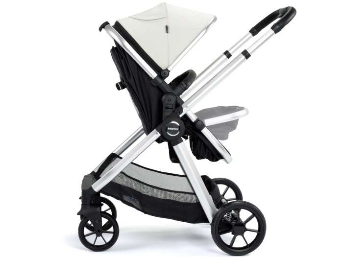 Babymore Mimi 2 in 1 Pram Pushchair - Silver