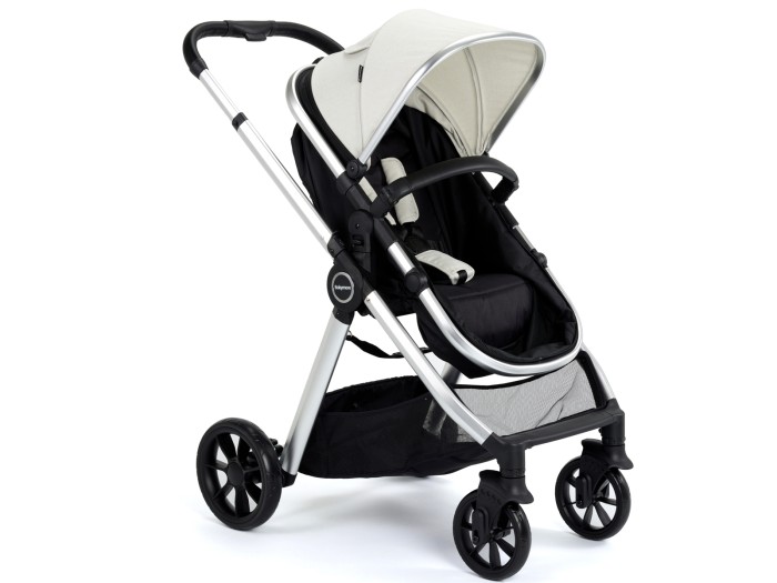 Babymore Mimi 2 in 1 Pram Pushchair - Silver
