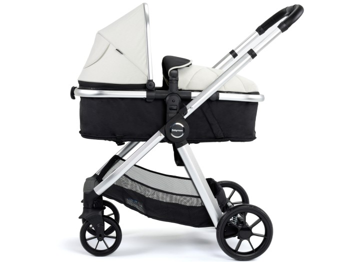 Babymore Mimi 2 in 1 Pram Pushchair - Silver