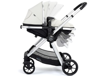 Babymore Mimi Travel System Pecan i-Size Car Seat – Silver