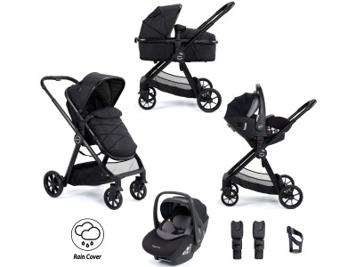 Babymore Mimi Travel System Pecan i-Size Car Seat - Black