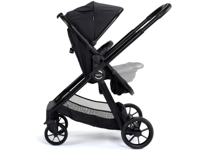 Babymore Mimi Travel System Pecan i-Size Car Seat - Black