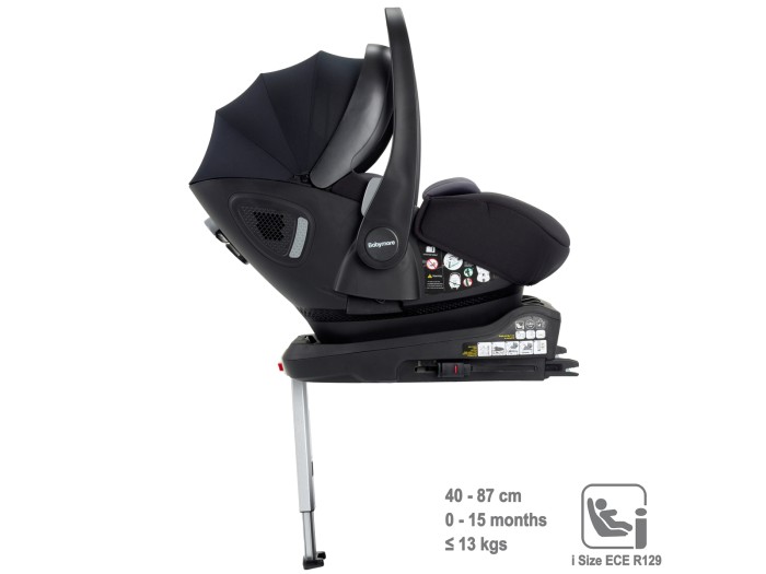 Babymore Pecan i-Size Baby Car Seat with Isofix Base