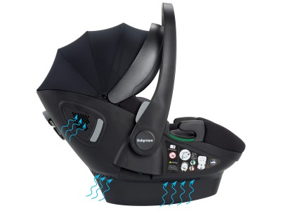Babymore Pecan i-Size Baby Car Seat with Isofix Base