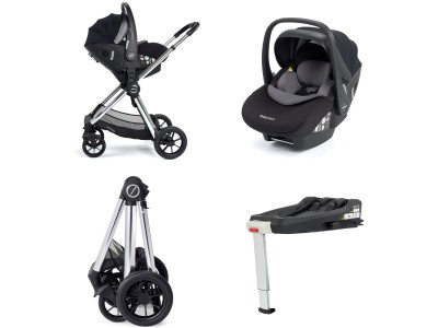 Babymore Memore V2 Travel System 13 Piece Pecan i-Size – Chrome