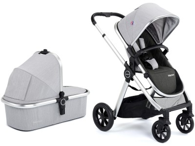 Babymore Memore V2 Travel System 13 Piece Pecan i-Size – Silver