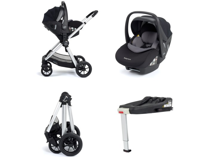 Babymore Memore V2 Travel System 13 Piece Pecan i-Size – Silver