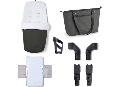 Babymore MeMore V2 Pram Pushchair - Black