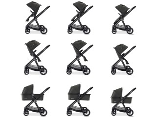 Babymore Memore V2 Travel System 13 Piece Pecan i-Size – Black 2