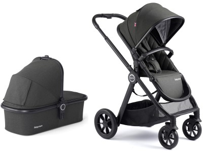 Babymore Memore V2 Travel System 13 Piece Pecan i-Size – Black