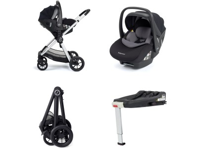 Babymore Memore V2 Travel System 13 Piece Pecan i-Size – Black