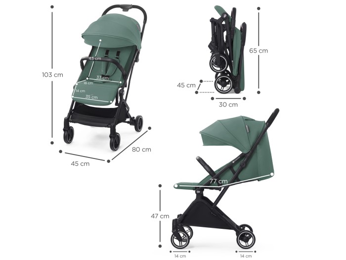 Kinderkraft INDY 2 pushchair - Sea Green