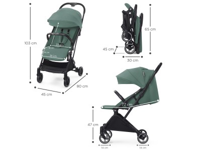 Kinderkraft INDY 2 pushchair - Sea Green