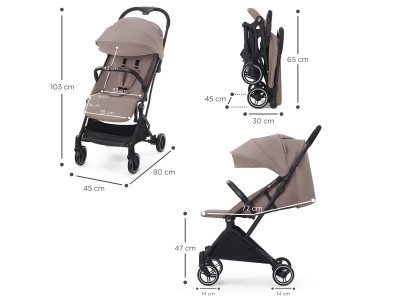 Kinderkraft INDY 2 pushchair - Calm Beige