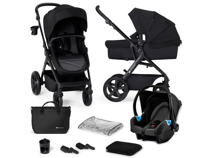 Kinderkraft A-TOUR travel system 3in1 - Black