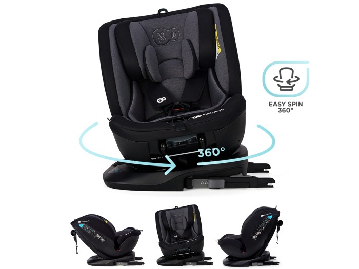 Kinderkraft XPEDITION 360° Rotating Car Seat - Black