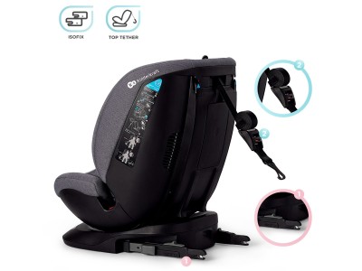 Kinderkraft XPEDITION 360° Rotating Car Seat - Black