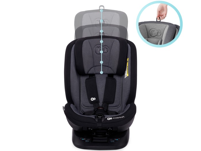 Kinderkraft XPEDITION 360° Rotating Car Seat - Black