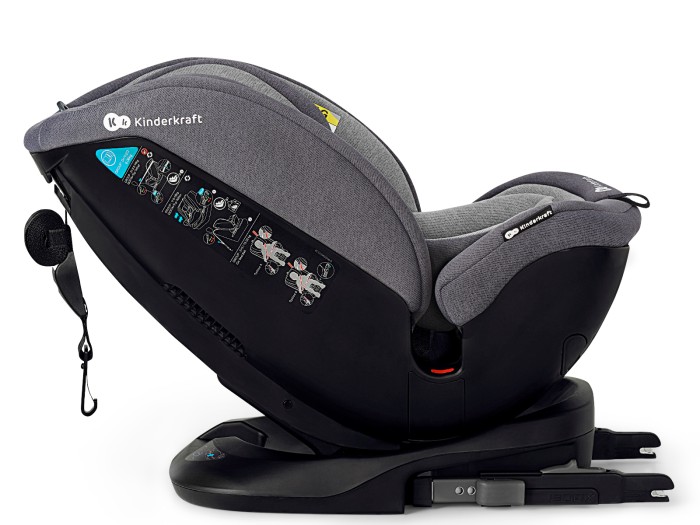 Kinderkraft XPEDITION 360° Rotating Car Seat - Grey