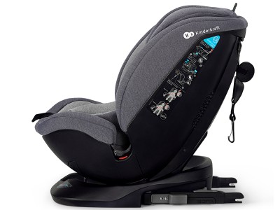 Kinderkraft XPEDITION 360° Rotating Car Seat - Grey