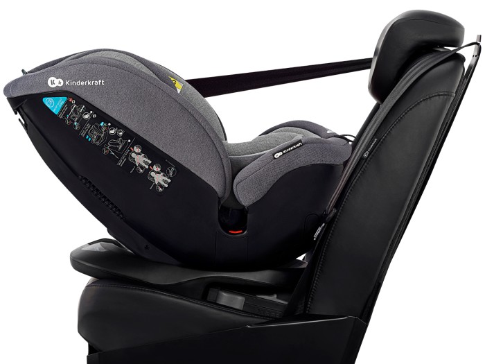 Kinderkraft XPEDITION 360° Rotating Car Seat - Grey