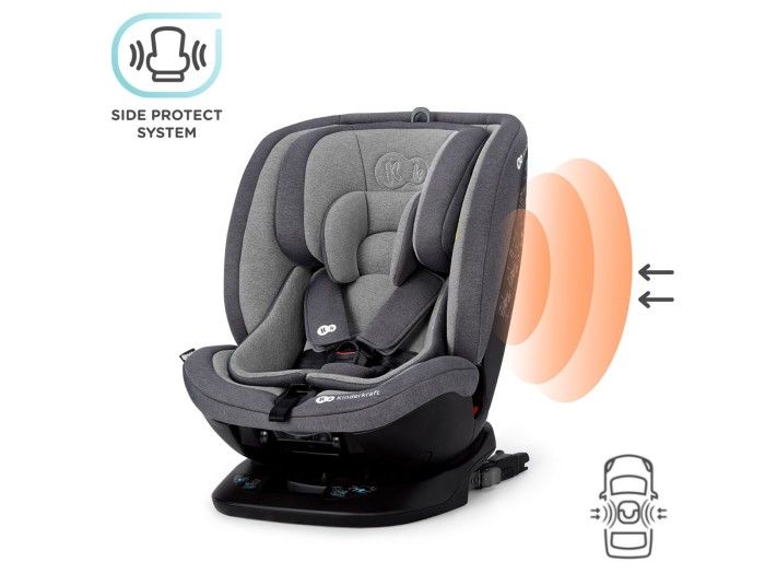 Kinderkraft XPEDITION 360° Rotating Car Seat - Grey