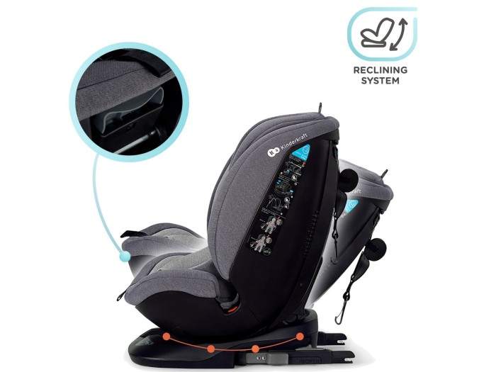 Kinderkraft XPEDITION 360° Rotating Car Seat - Grey