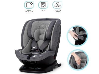 Kinderkraft XPEDITION 360° Rotating Car Seat - Grey