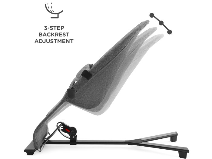 Kinderkraft MIMI reclined cradle - Grey