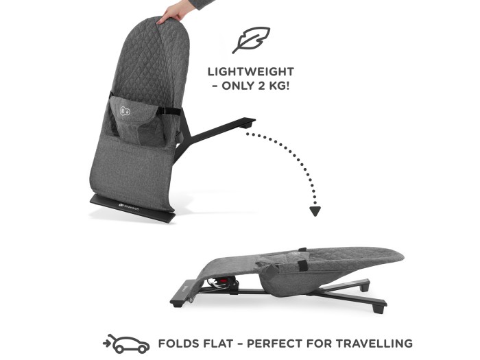 Kinderkraft MIMI reclined cradle - Grey