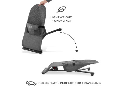 Kinderkraft MIMI reclined cradle - Grey